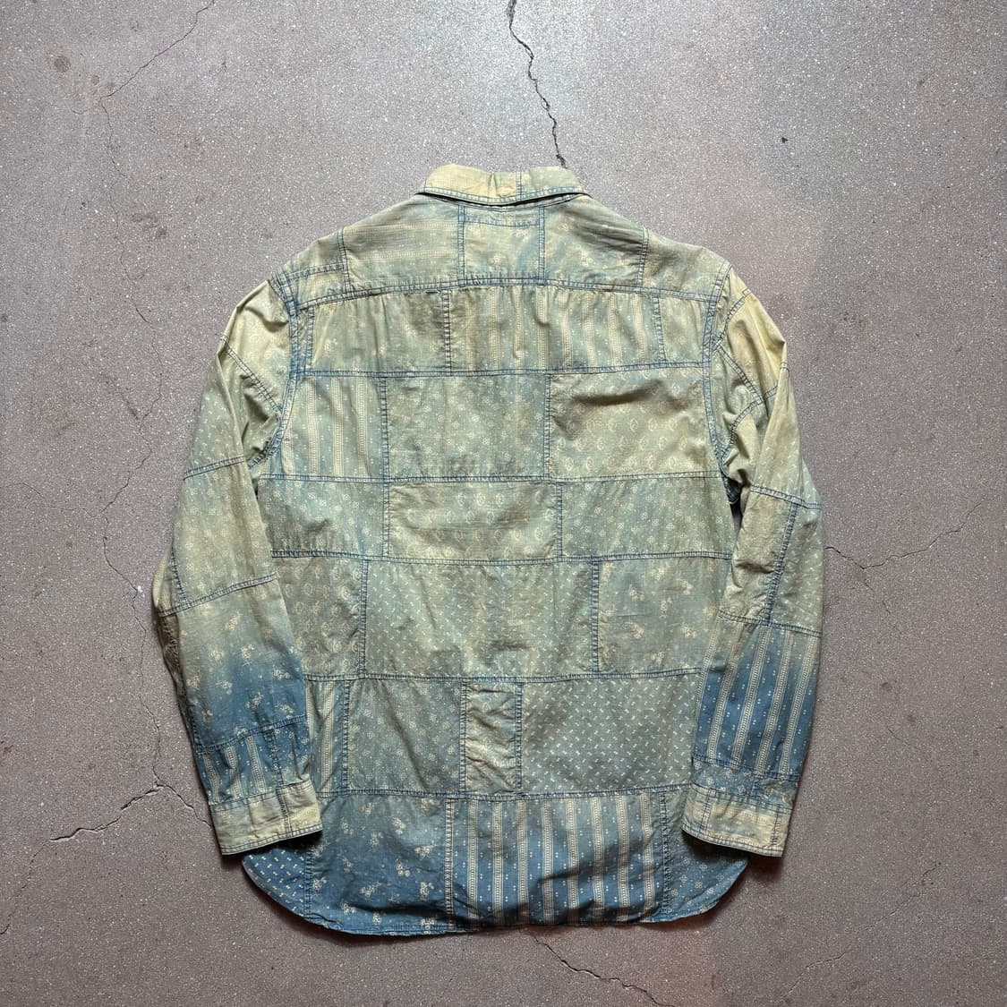 폴로 패치워크 셔츠 상품이미지5