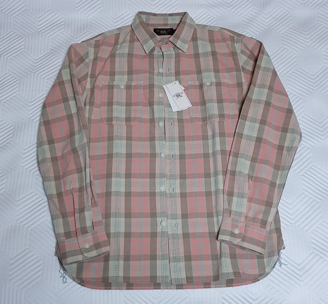 [새상품/M] RRL 플래드 우븐 워크셔츠 팝니다. 상품이미지2