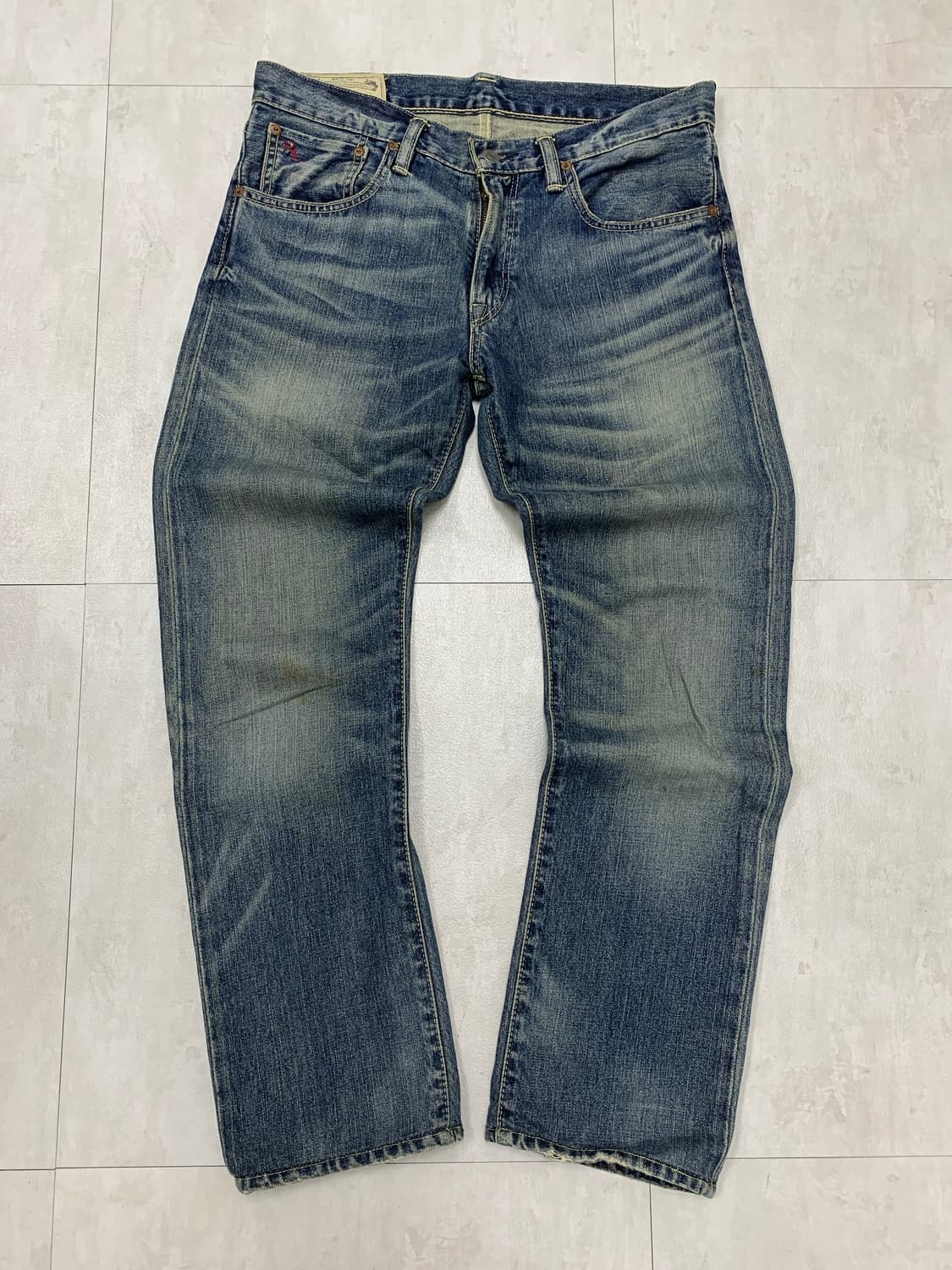 폴로 랄프로렌 데님 워싱 팬츠 #166 상품이미지1