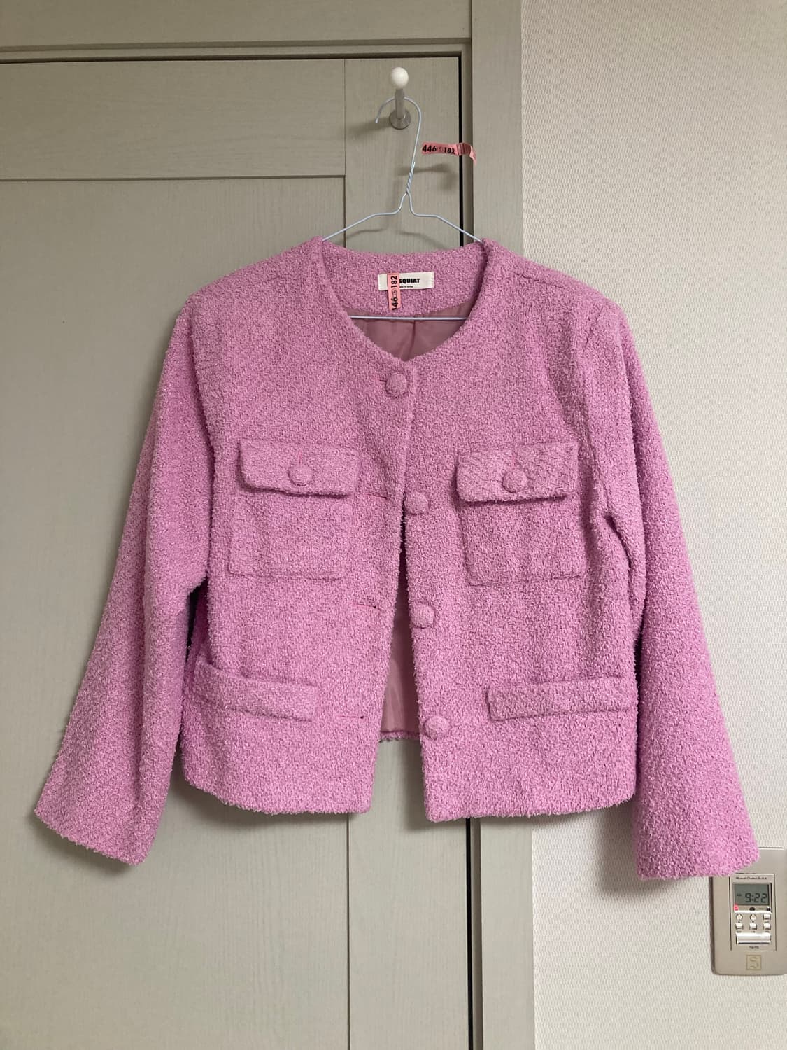 핑크 트위드 자켓 상품이미지1