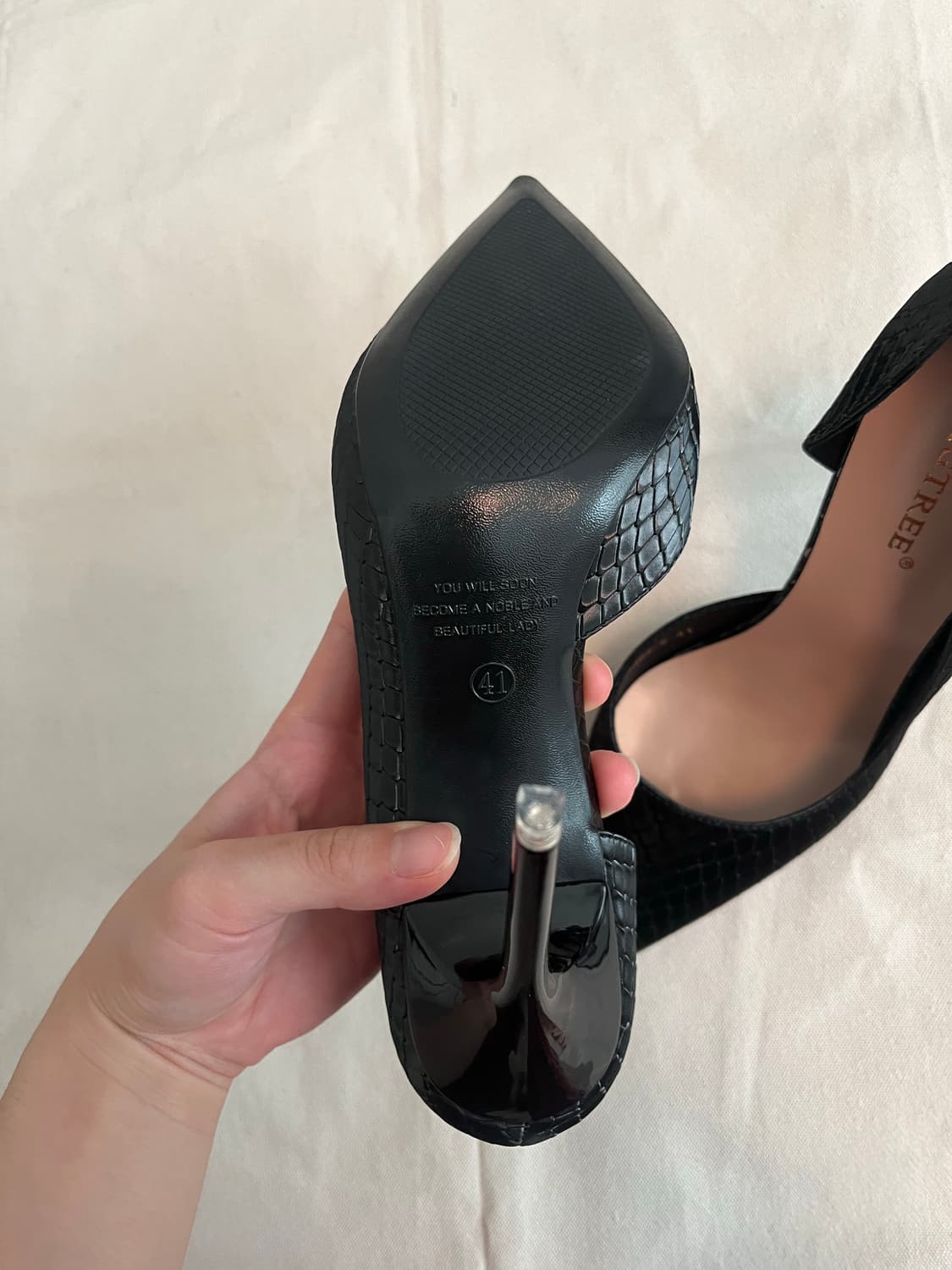 black crocodile stiletto heels 상품이미지4