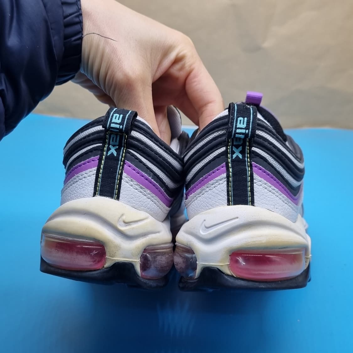 나이키 에어맥스97 브라이트 바이올렛 240. 상품이미지4