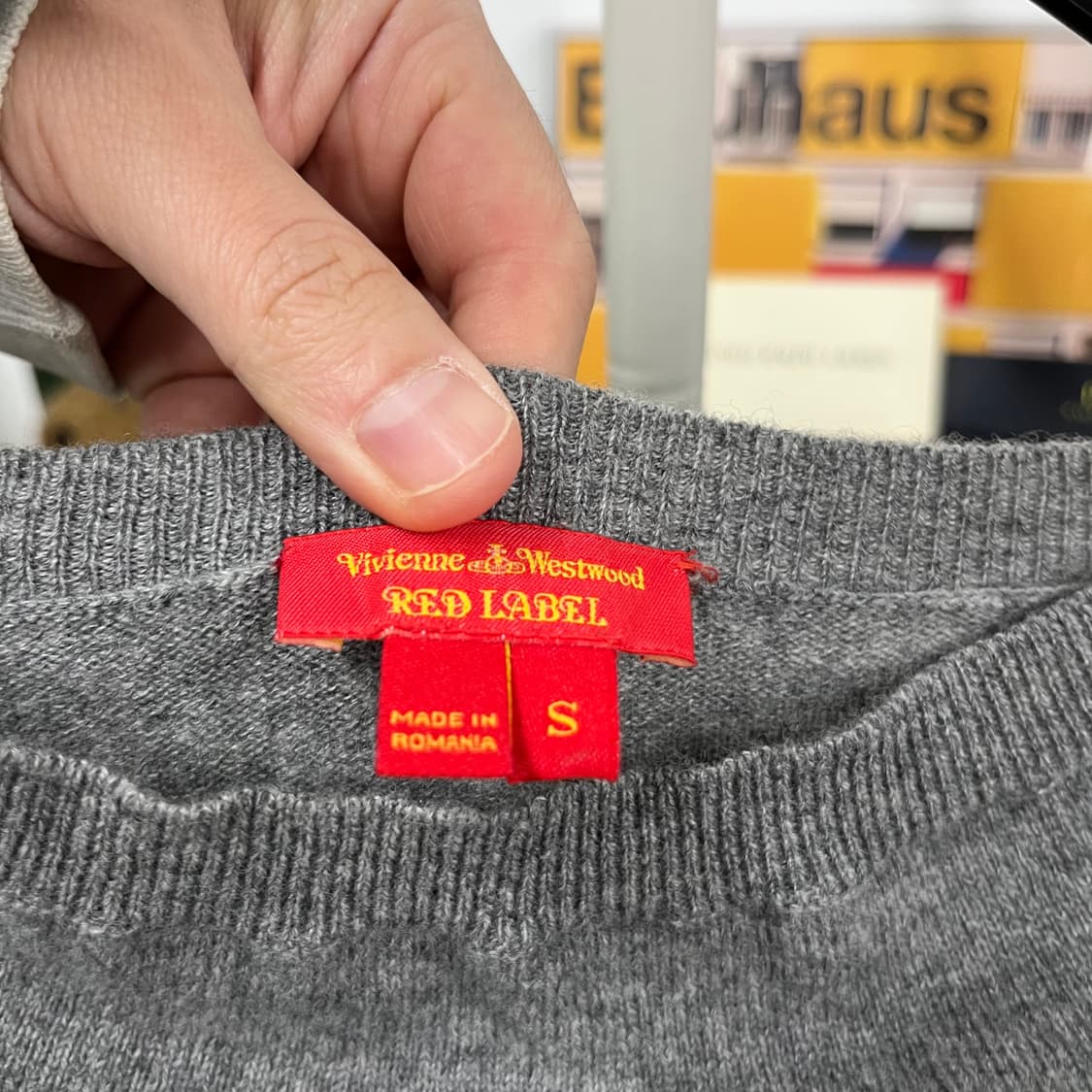 비비안웨스트우드 레드라벨 캐시미어 블렌드 원피스 S 상품이미지6