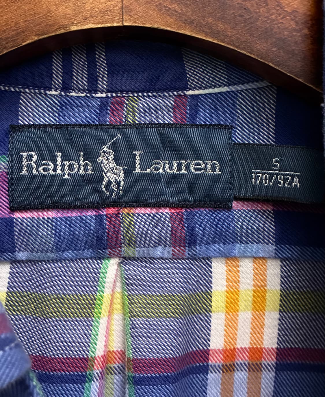 (S/97)POLO 폴로랄프로렌 원포켓 체크 버튼다운 셔츠 폴로셔츠 상품이미지9