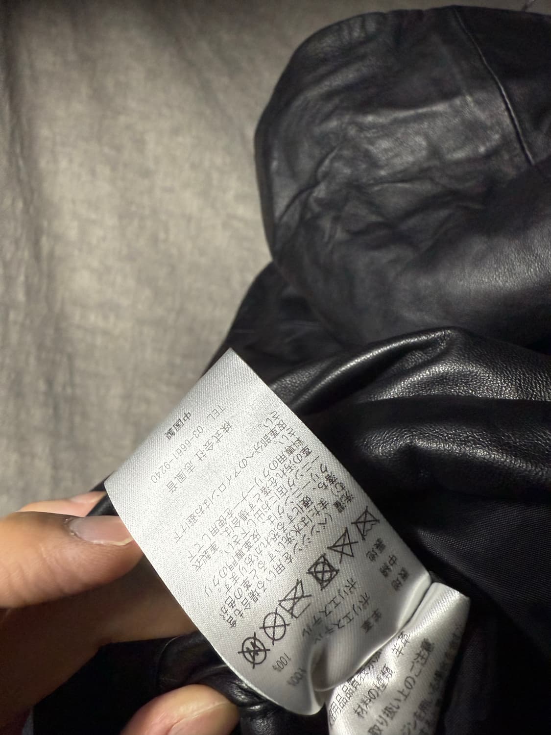 C DIEM Black Lamb Leather Hooded Jacket 상품이미지10