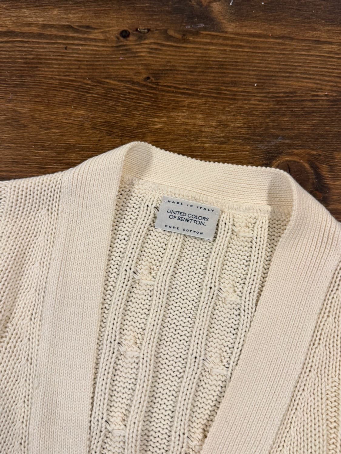 베네통 케이블 가디건 100 상품이미지8