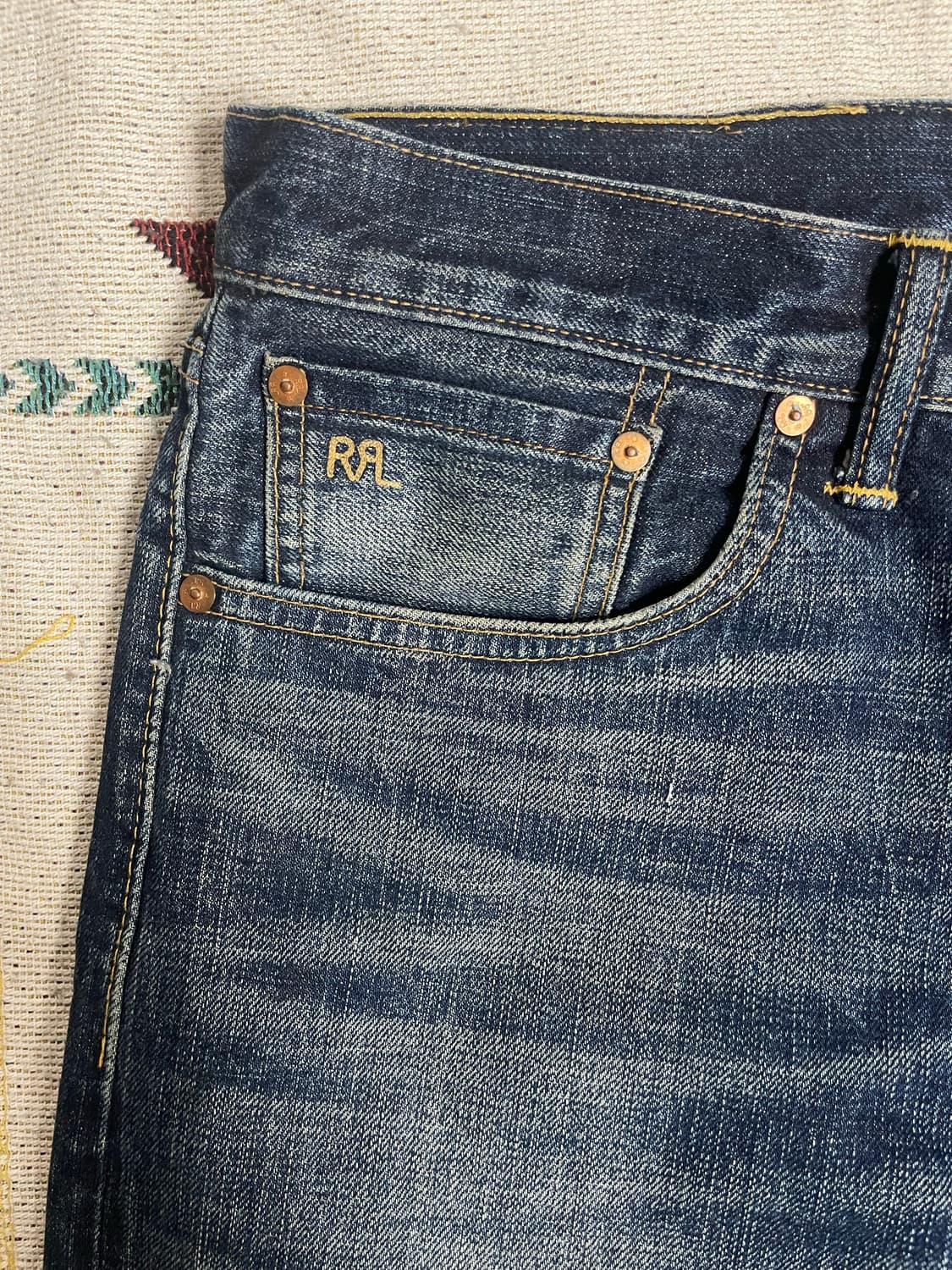 RRL 로우스트레이트 워싱진(32x32) 상품이미지2