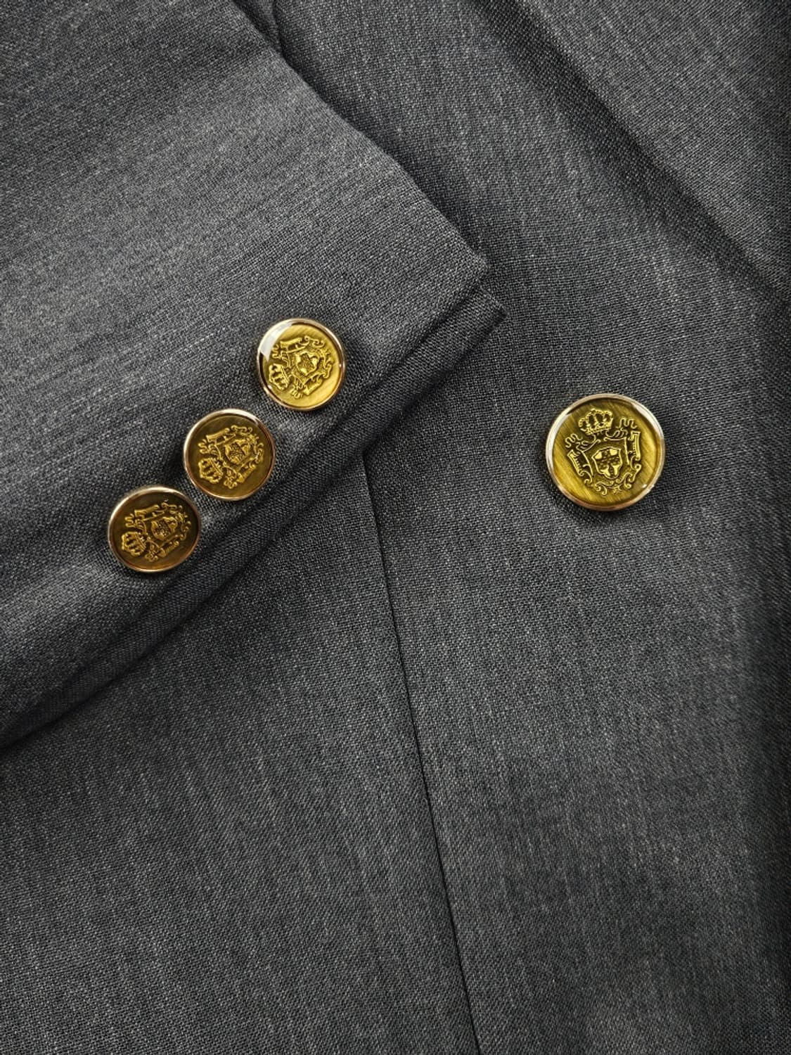 DEFEAT 더블 버튼 블레이저 자켓 ( M 추정 ) / 10966 상품이미지7