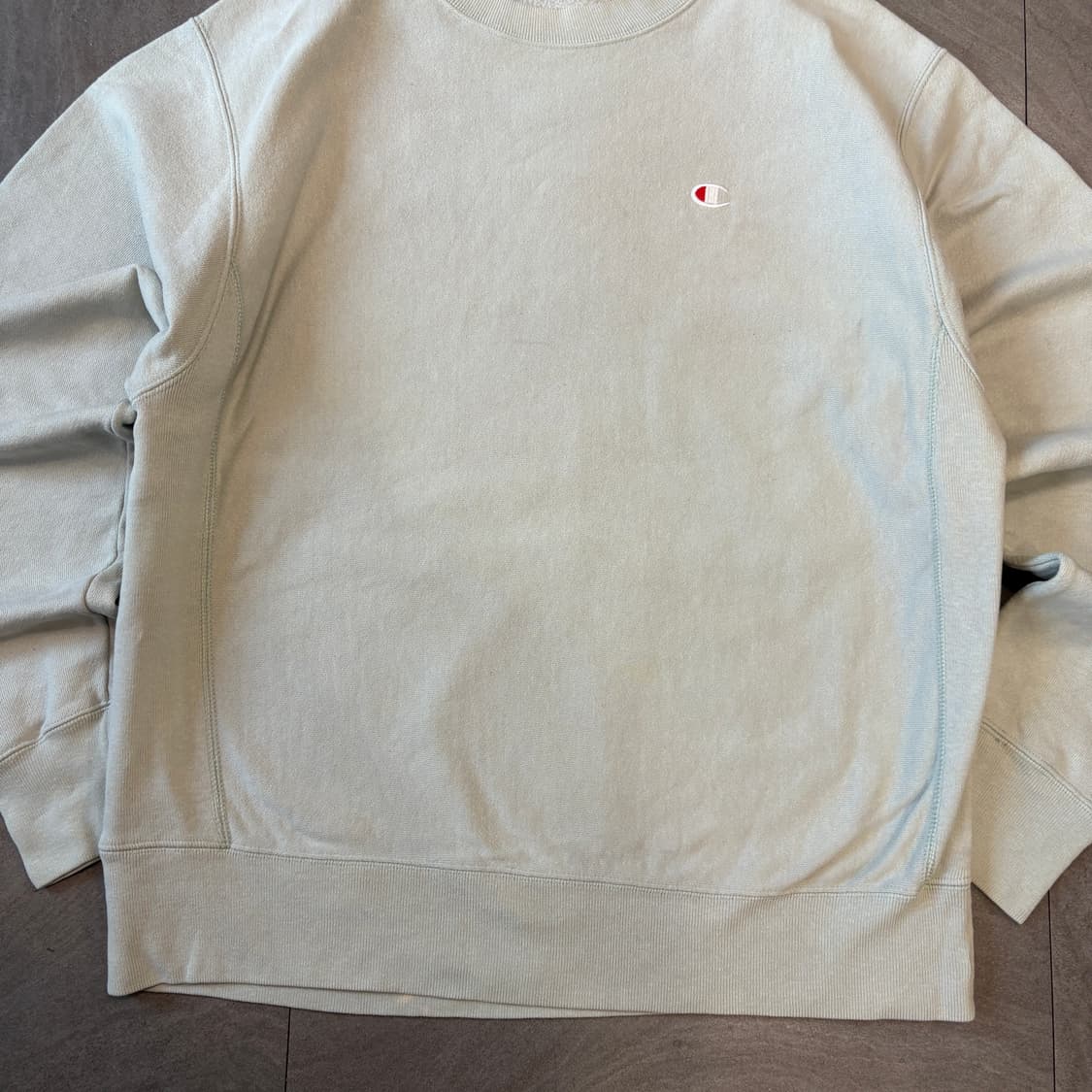 챔피온 정품 리버스위브 민트 스웻 셔츠  상품이미지4