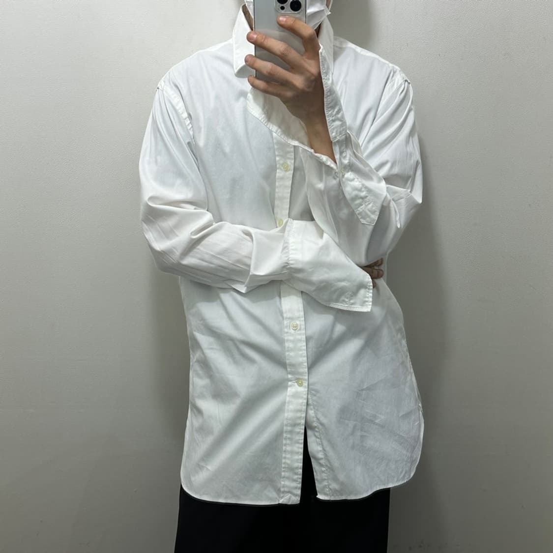 폴로 랄프로렌 커프스 화이트셔츠 상품이미지1