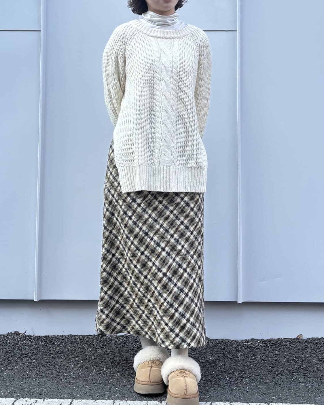 일본빈티지 언발란스 절개 니트 상품이미지1