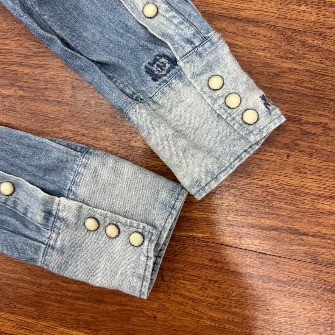 XS 폴로 랄프로렌 해변자수 웨스턴 남방 셔츠  상품이미지8