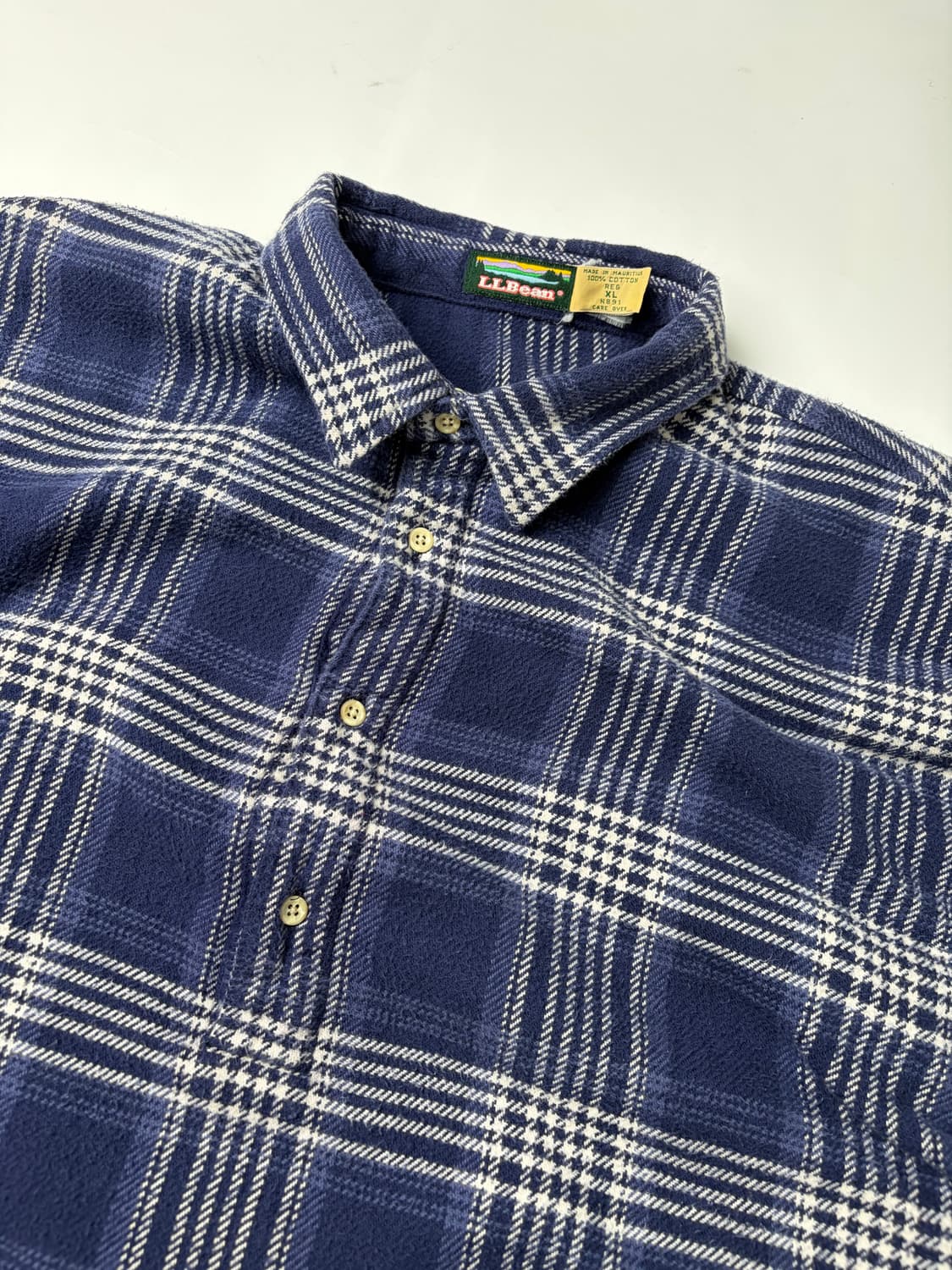 90s L.L.Bean Pullover Flannel Shirt 상품이미지5
