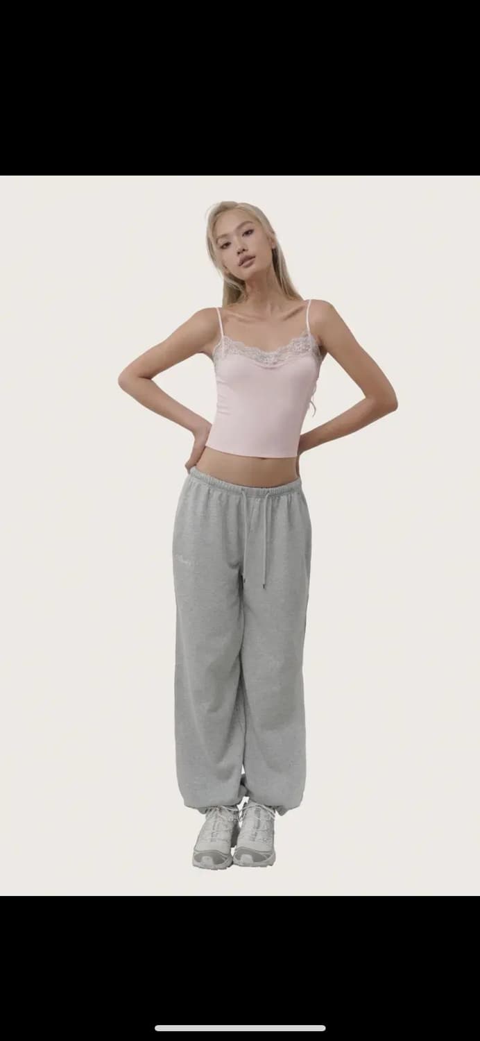 클리시어 베이직 로고 스트링 조거 팬츠 상품이미지1