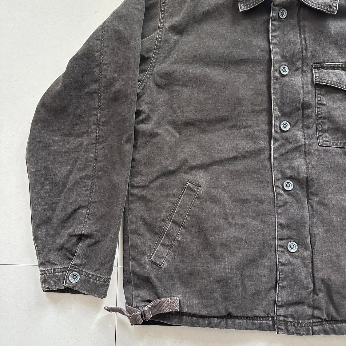 90s 빌라봉 빈티지 워크 덱자켓 차콜 M  상품이미지4