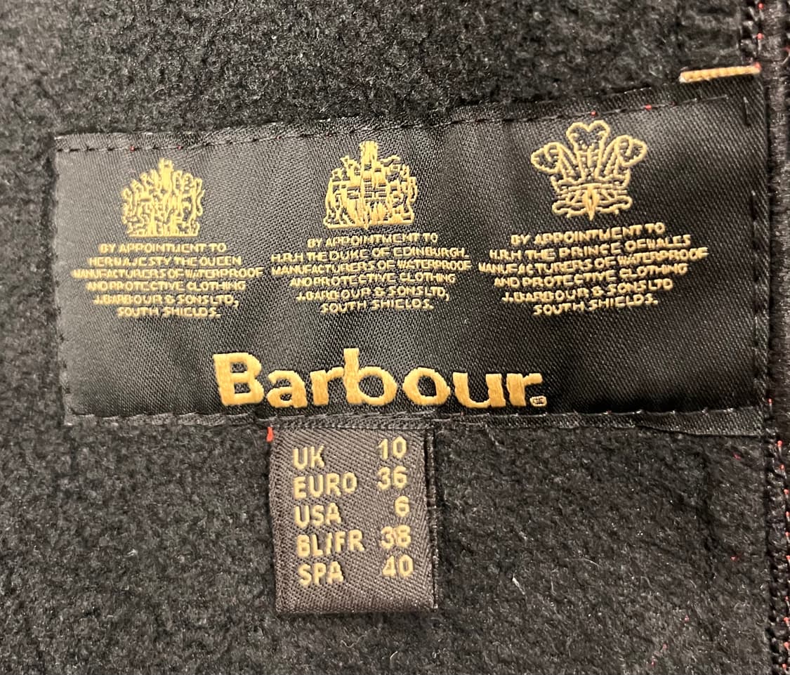 바버 인터내셔널 퀄팅 자켓 UK10 상품이미지5