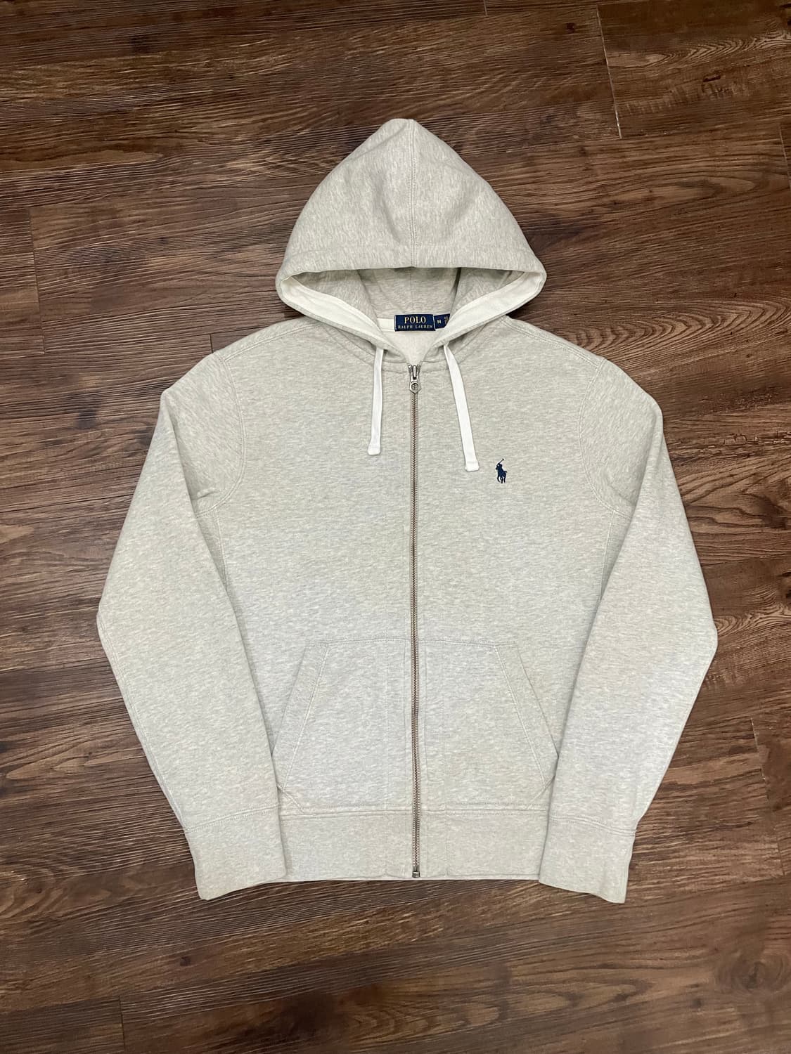 폴로 랄프로렌 써멀 후드집업 그레이 상품이미지3