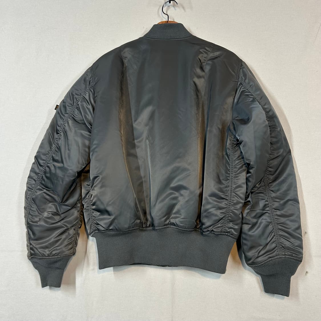 M) 알파인더스트리 MA-1 마원 항공점퍼 메탈 차콜 레귤러핏 상품이미지6