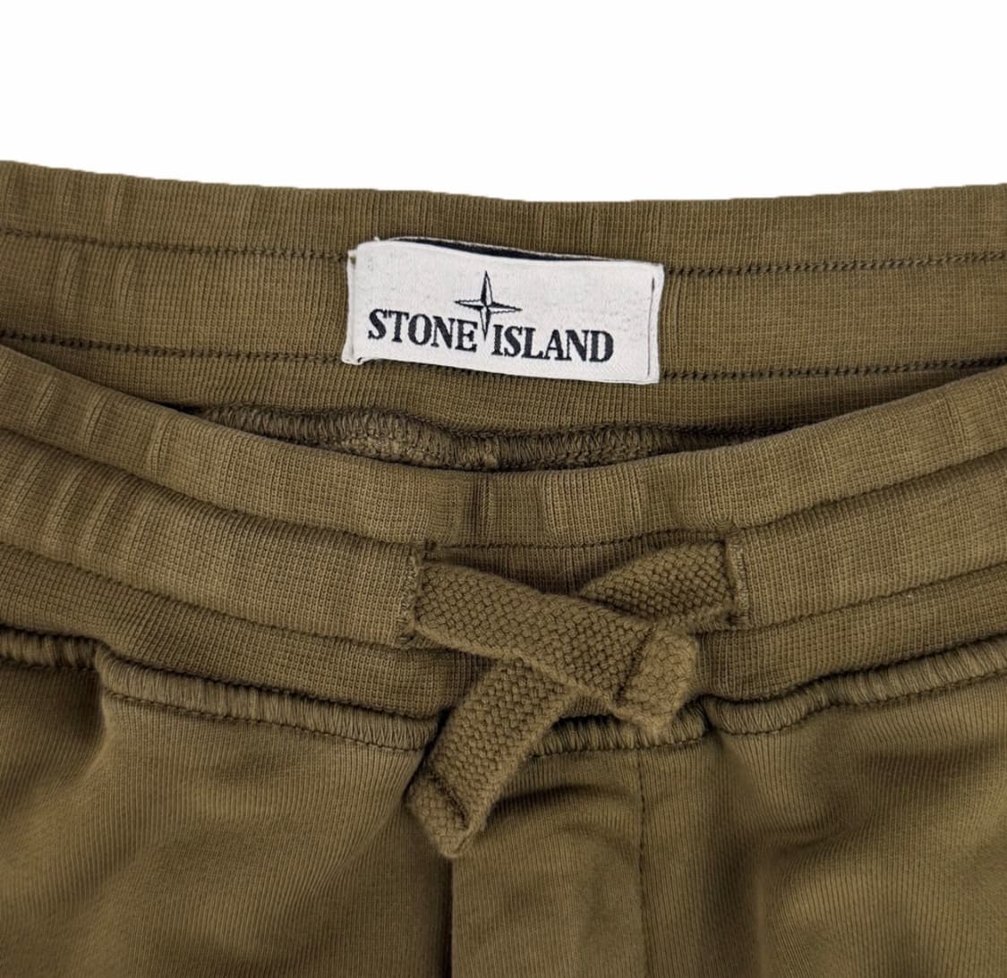 [M] 스톤아일랜드 남성 와펜 패치 카고 트레이닝 스웨트 팬츠 카키 상품이미지5