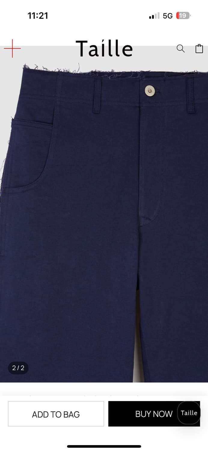 Taille raw cut pants 상품이미지2