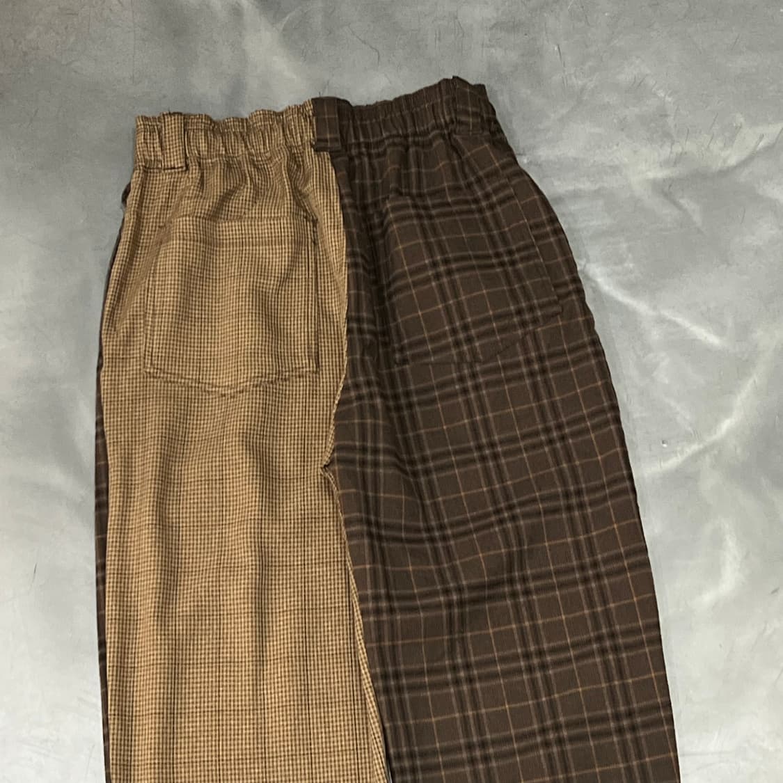  프릭스스토어 체크 배색 슬랙스 y16101 상품이미지4