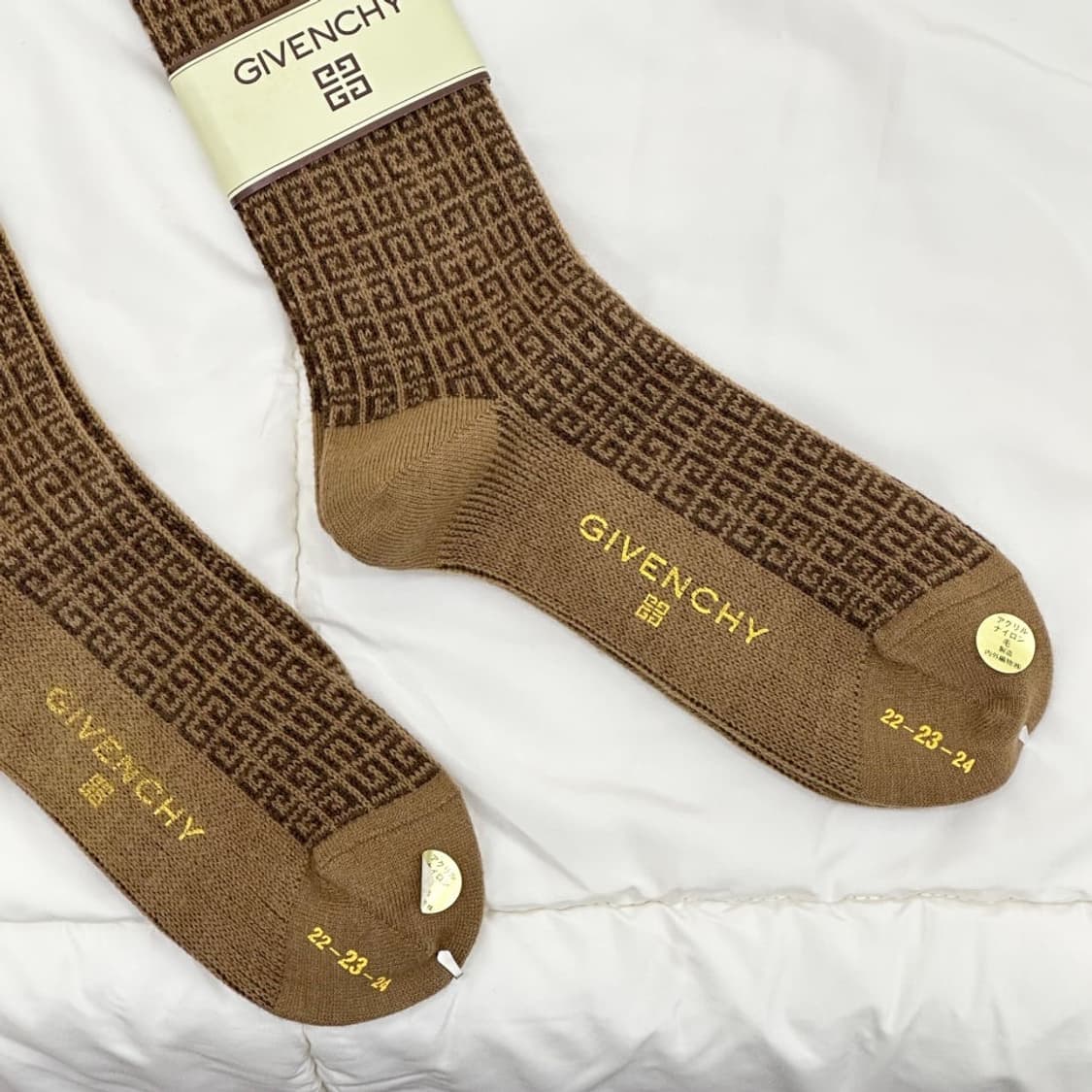 [새상품] givenchy / 지방시 로고 울 니삭스  상품이미지5