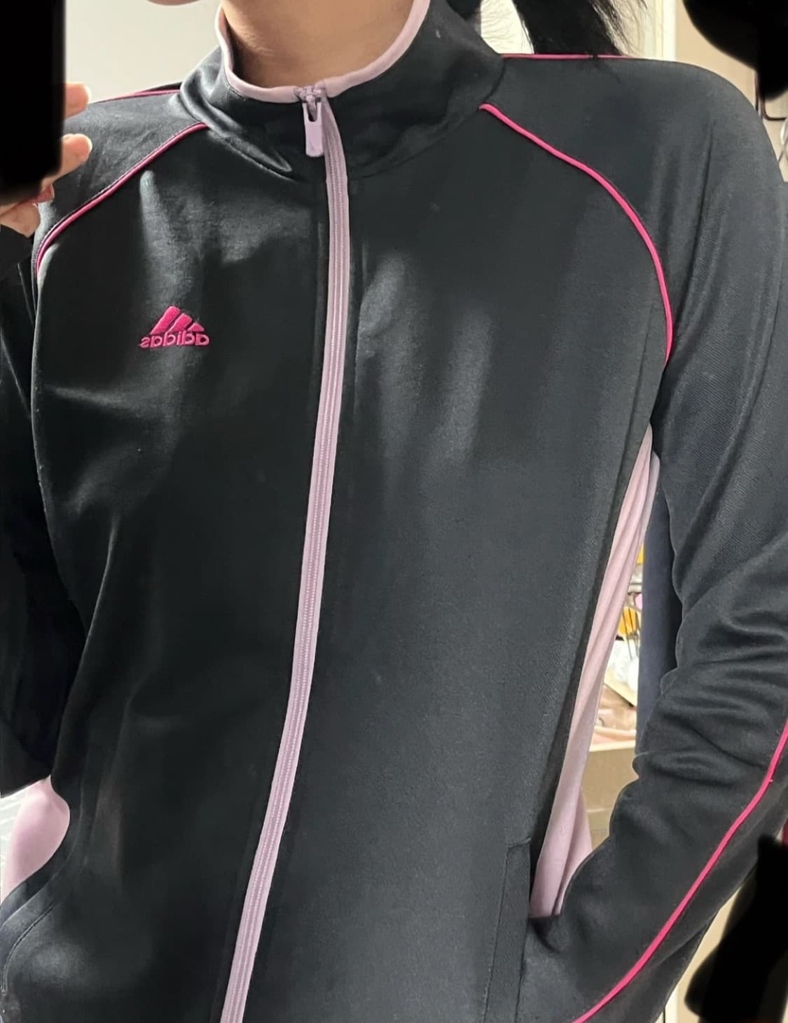 ClimaLite 아디다스 져지 핑크블랙 상품이미지2