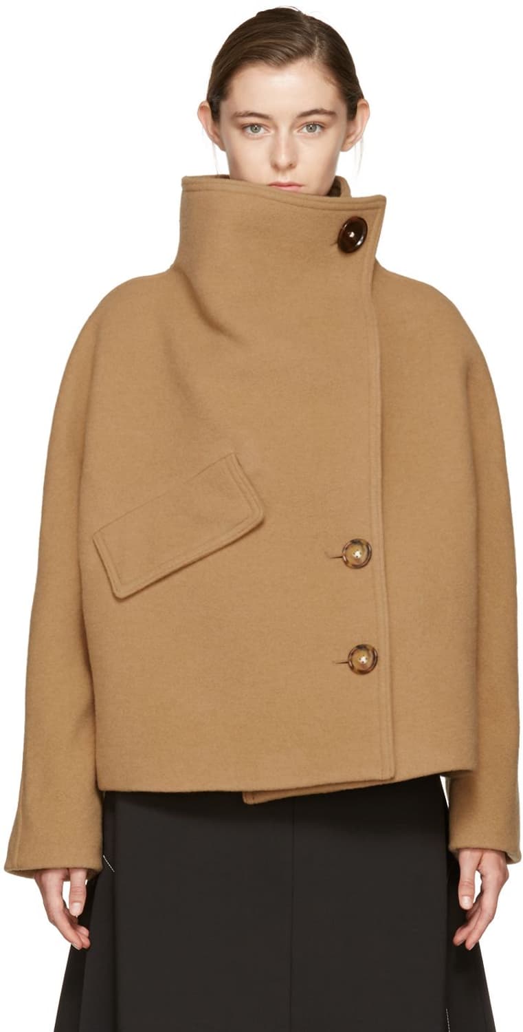 Acne studios 셰샤 보일드 울 코트 상품이미지2