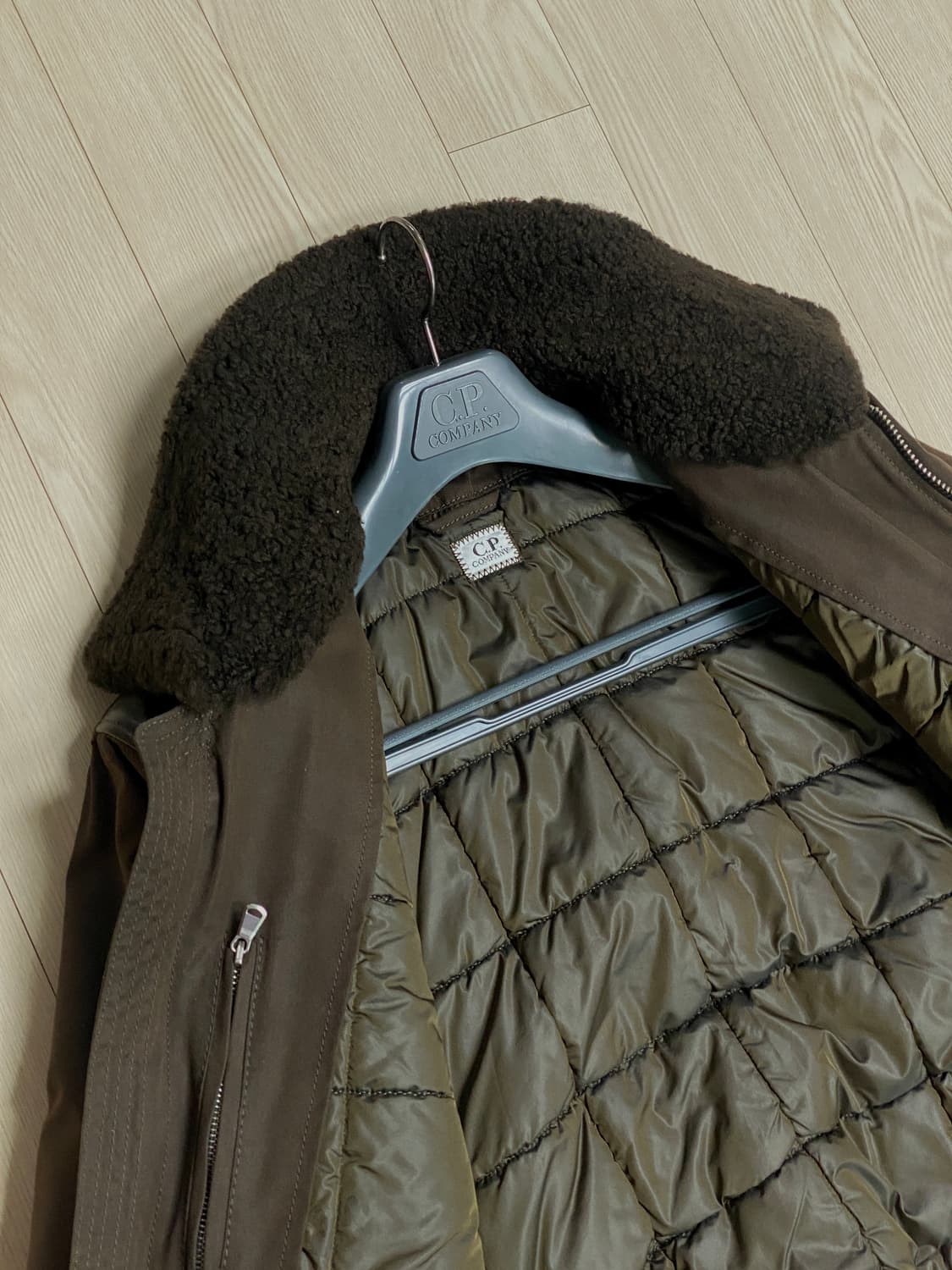  시피컴퍼니 가죽 항공 점퍼(안감 패딩) 105 사이즈 상품이미지9