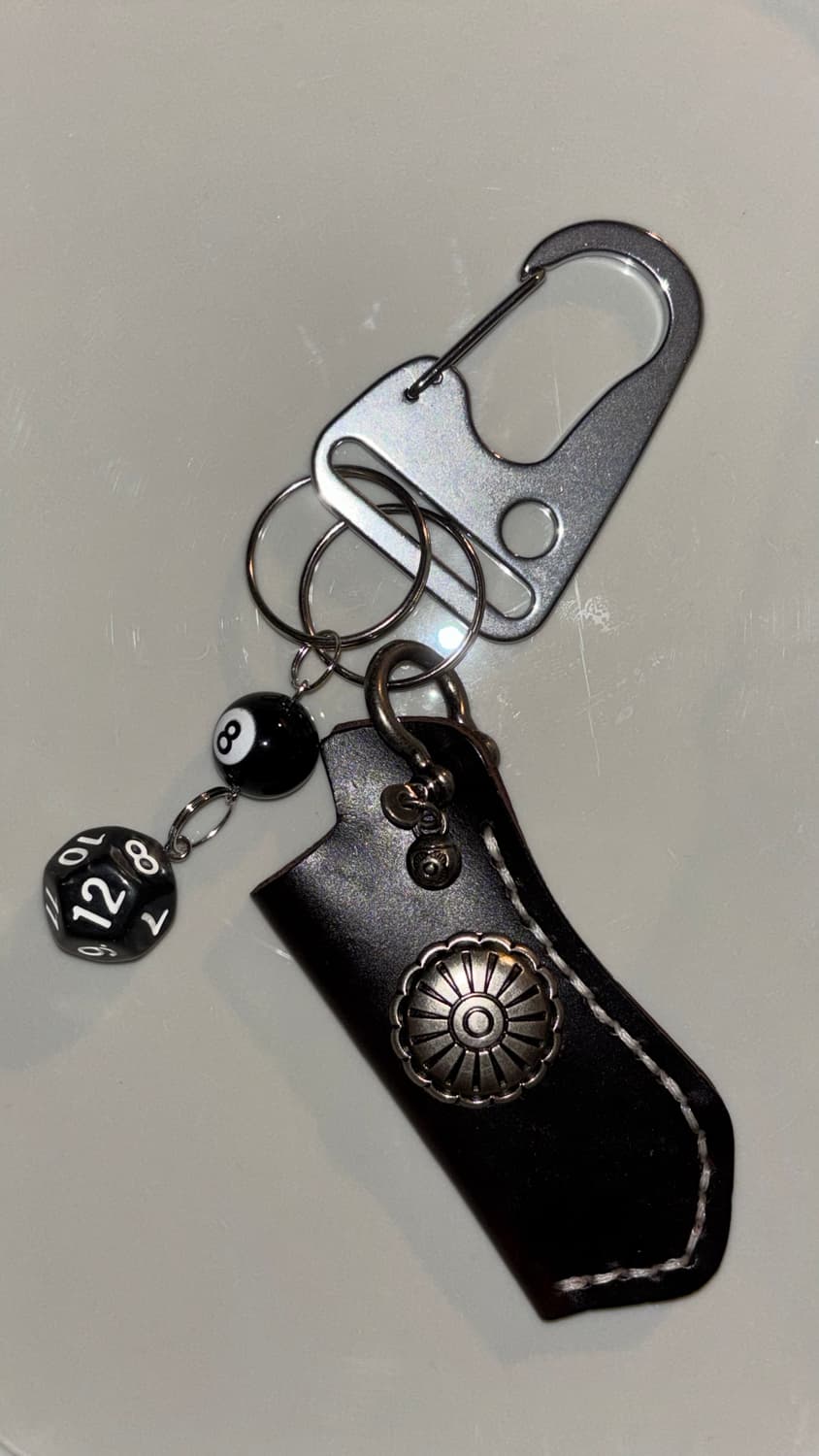 8-ball keyring / 라이터 키링 상품이미지2