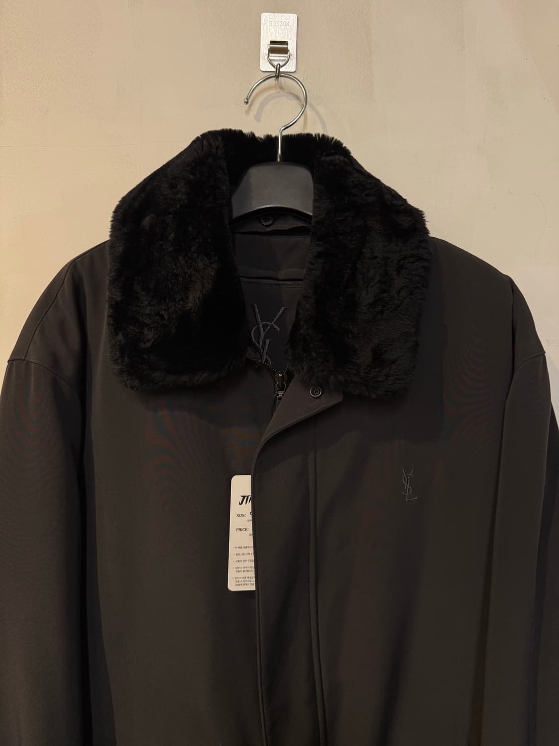 입생로랑 블랙 퍼자켓 상품이미지2