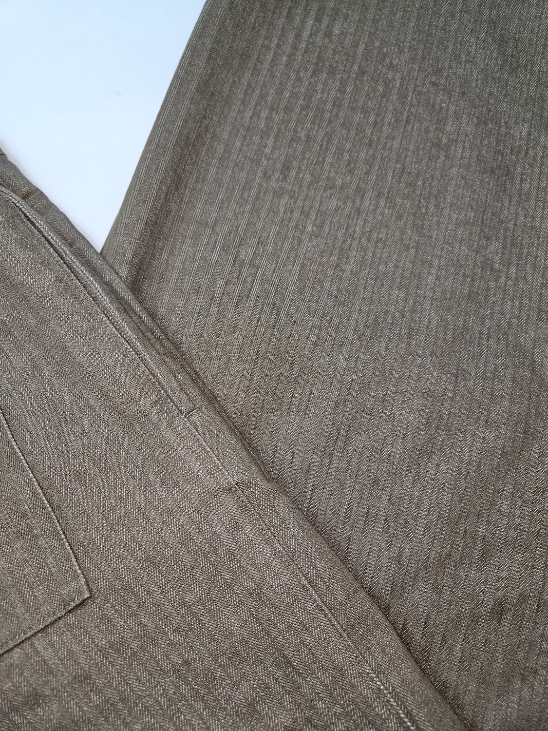 블랭크룸 패치 데님팬츠 원턱 와이드 클래식 2사이즈 (거의 새상품) 상품이미지3