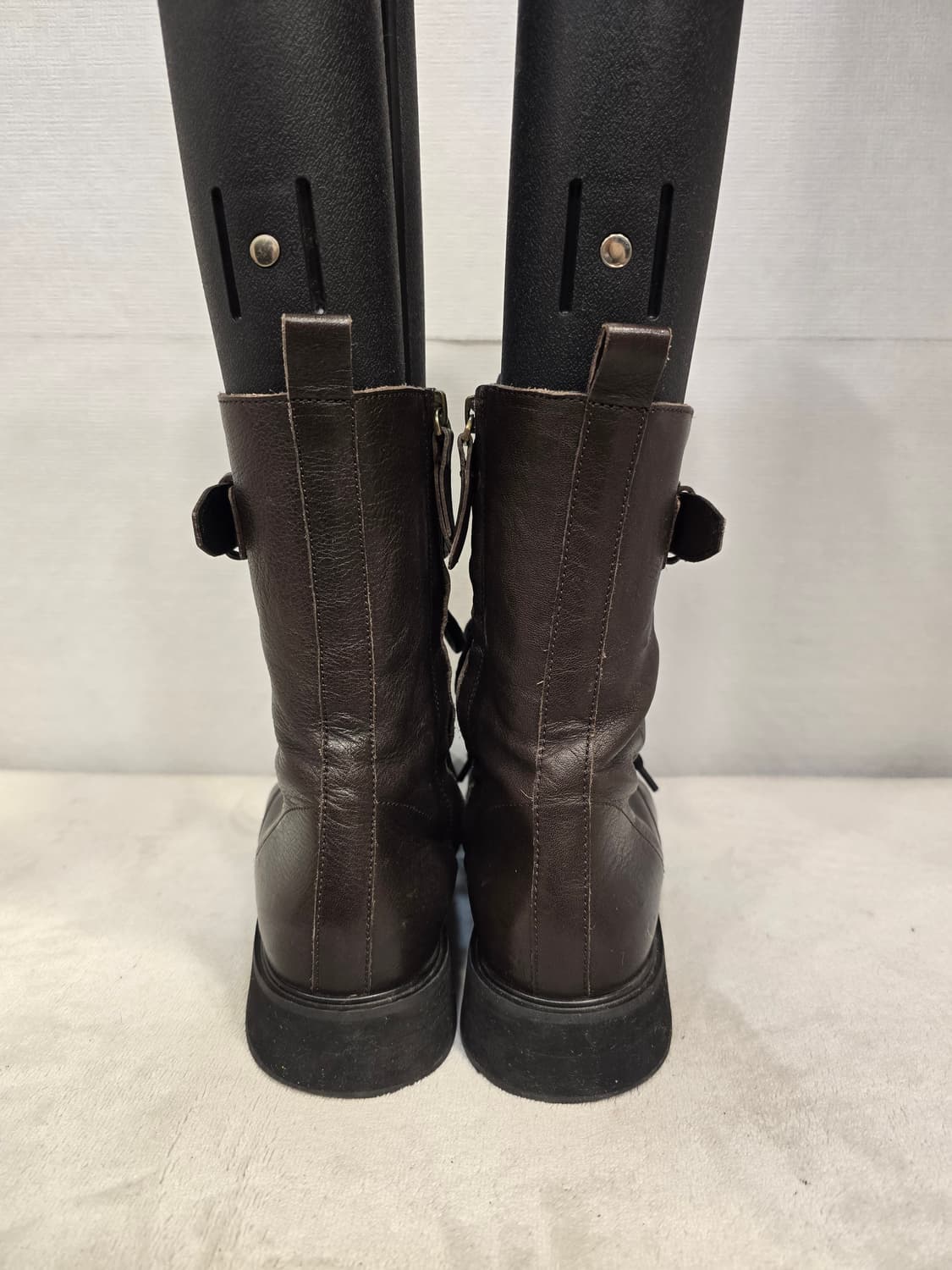 마시모두띠 브라운 가죽 레이스업 부츠 38(245~250) 상품이미지4