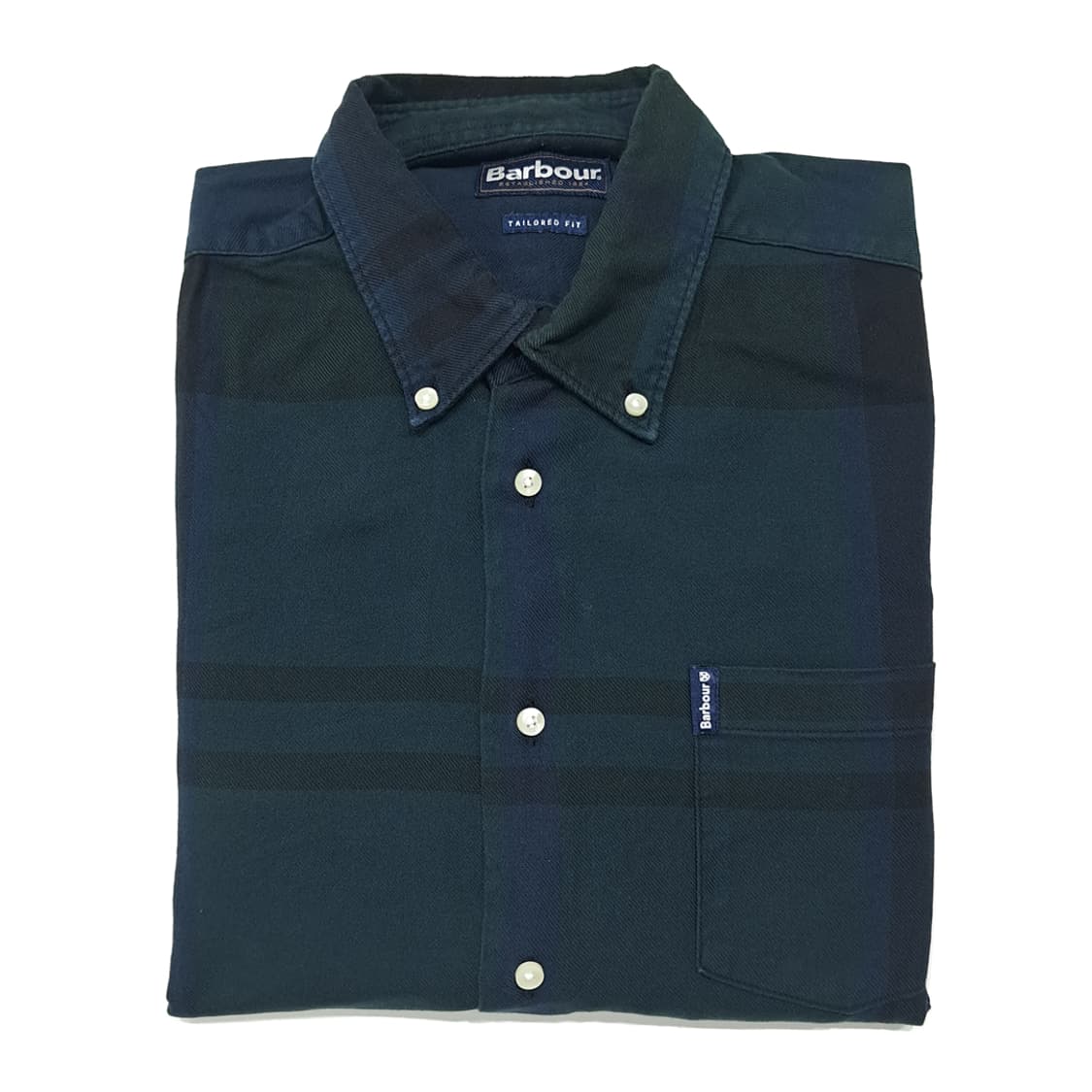 CL646 L 바버 클래식 블랙워치 타탄체크 네이비그린 셔츠 남방 상품이미지7