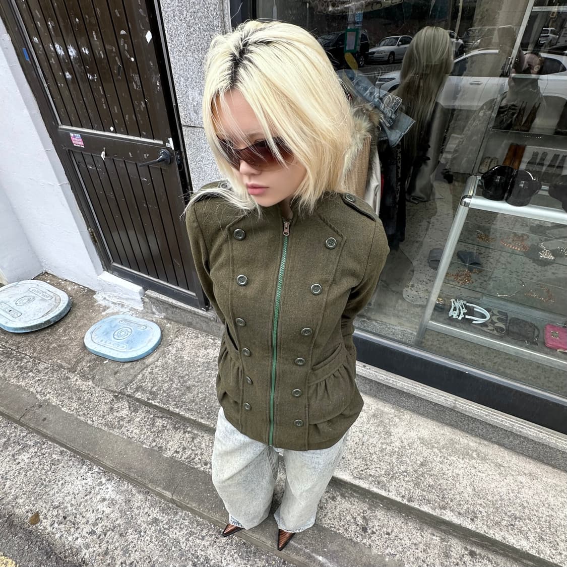 00s 빈티지 러플 나폴레옹 단주 자켓 상품이미지9