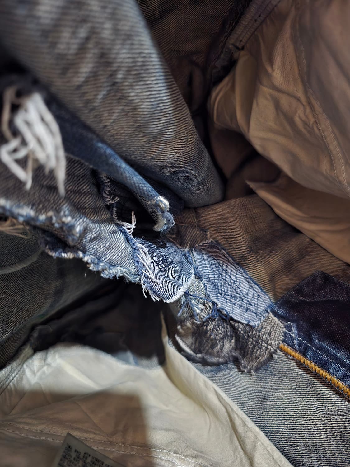 디젤 워싱 데님진 32사이즈입니다. 상품이미지6