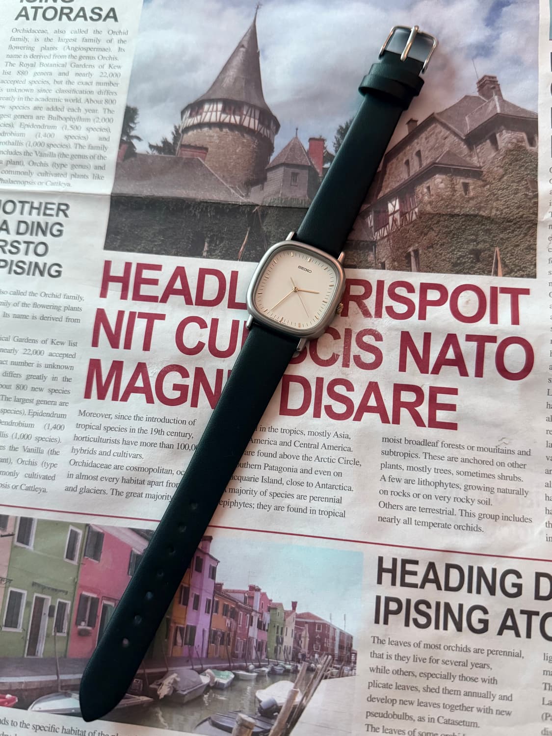 세이코 Seiko 심플 스퀘어  상품이미지2