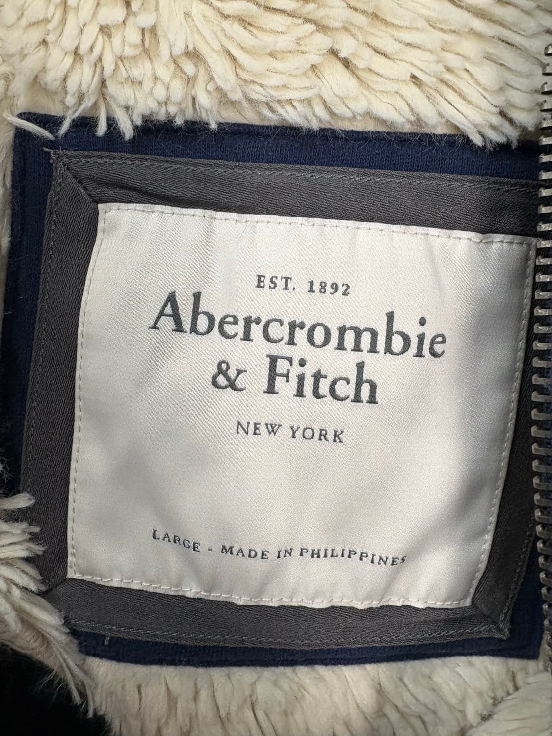 아베크롬비 울프죠 y2k 양털 후드집업 A3488 상품이미지6