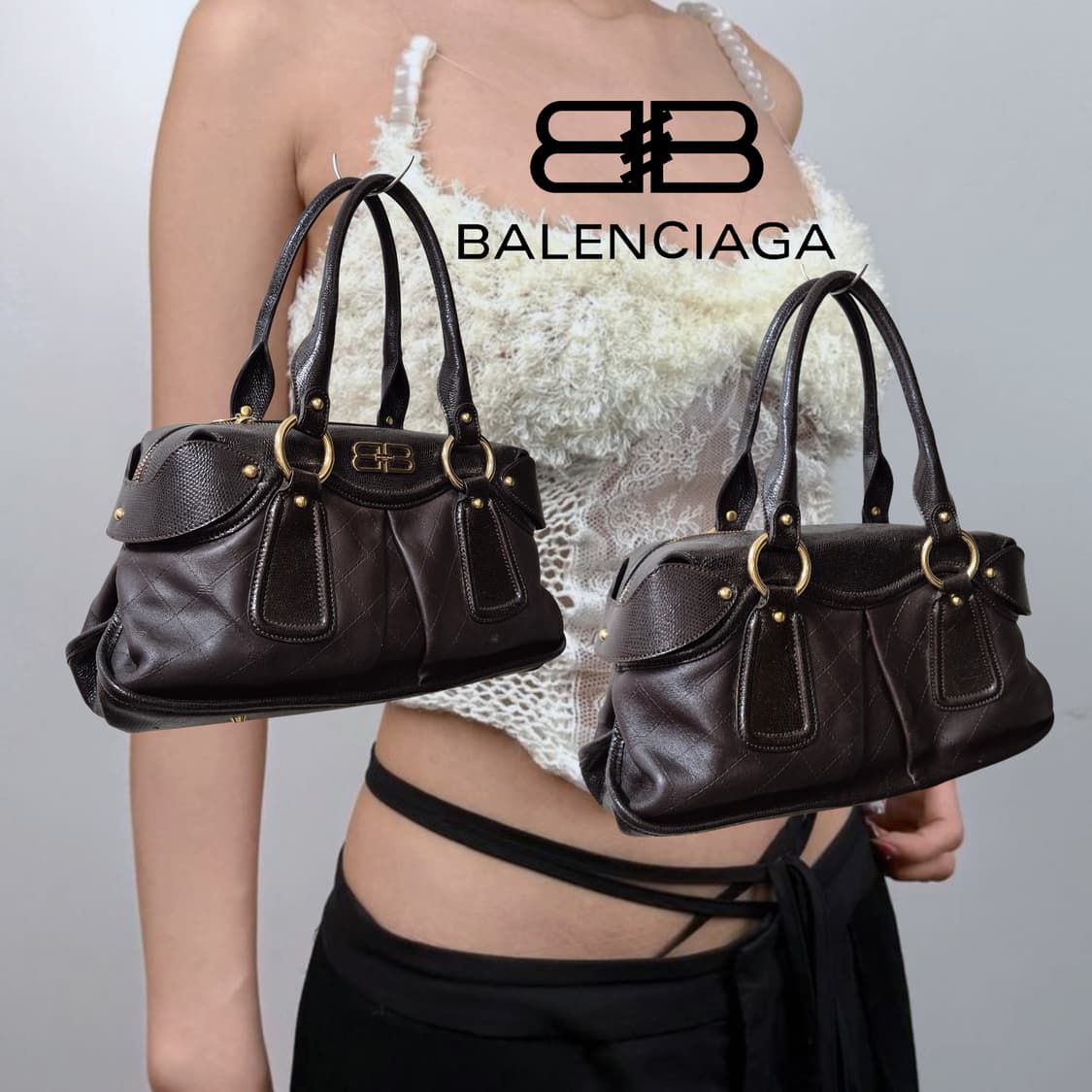 BALENCIAGA 00s minimal leather Bag 상품이미지2