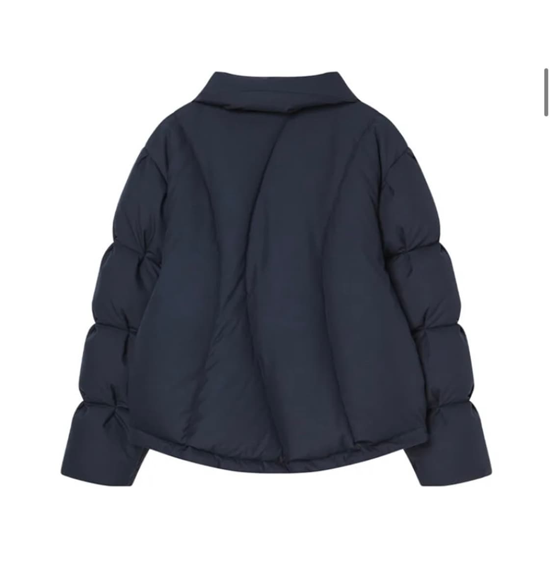 엔와이엑스엑스 커브라인 다운푸퍼 패딩 네이비 상품이미지2