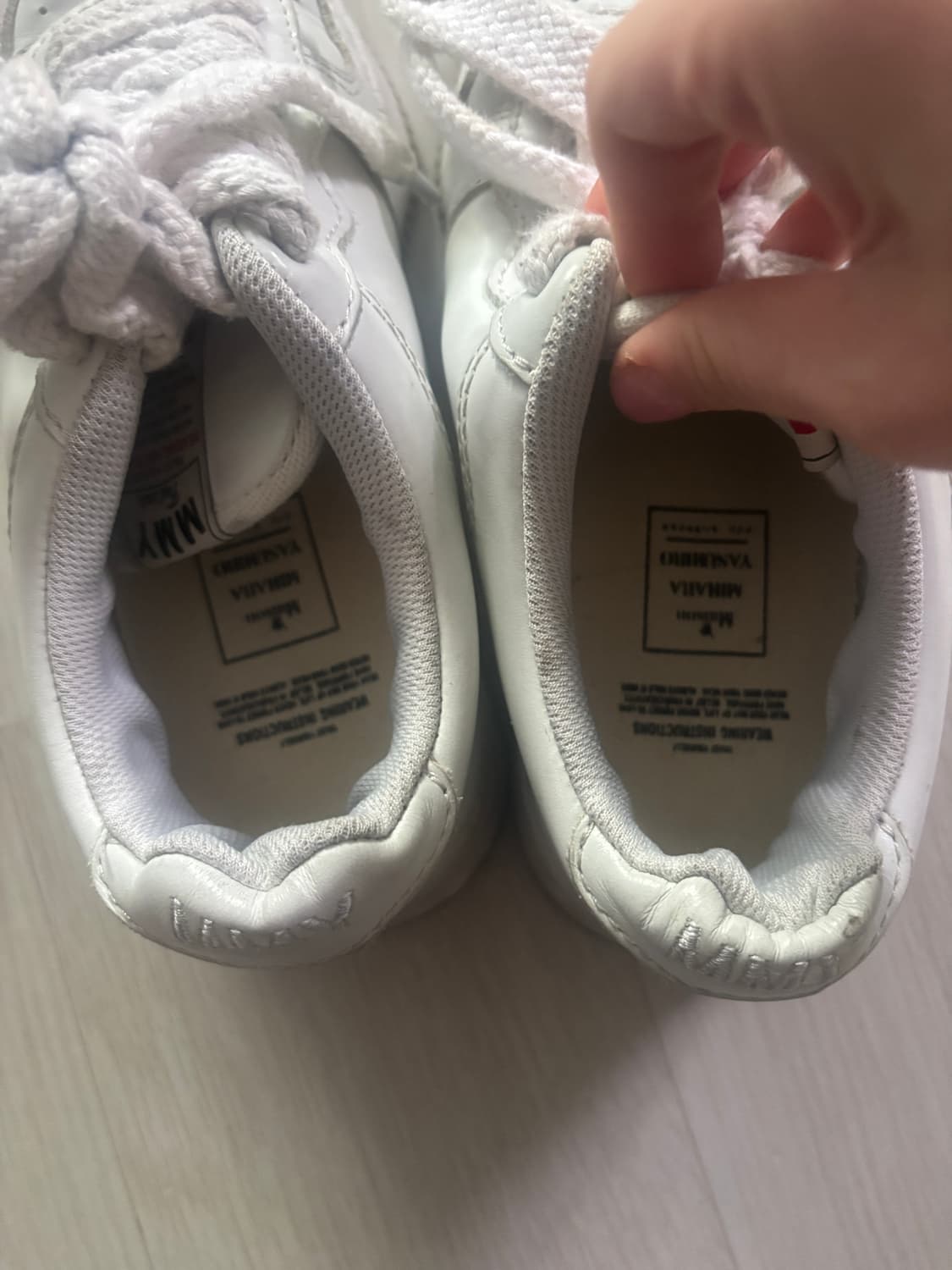 Mihara Yasuhiro미하라야스히로 OG 솔 레더 로우탑 스니커즈 상품이미지5