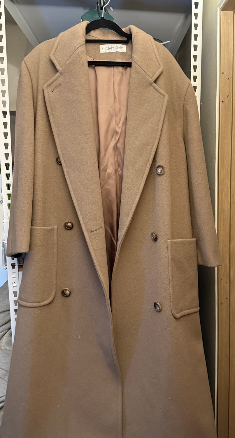 캘빈클라인 더블롱코트 상품이미지1