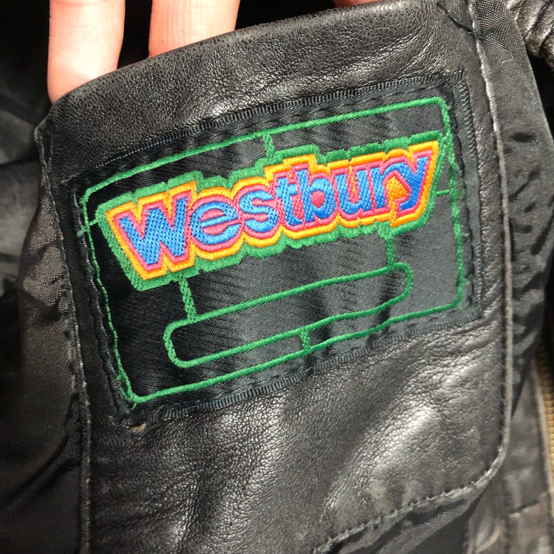 1980s Westbury 레더자켓  상품이미지9