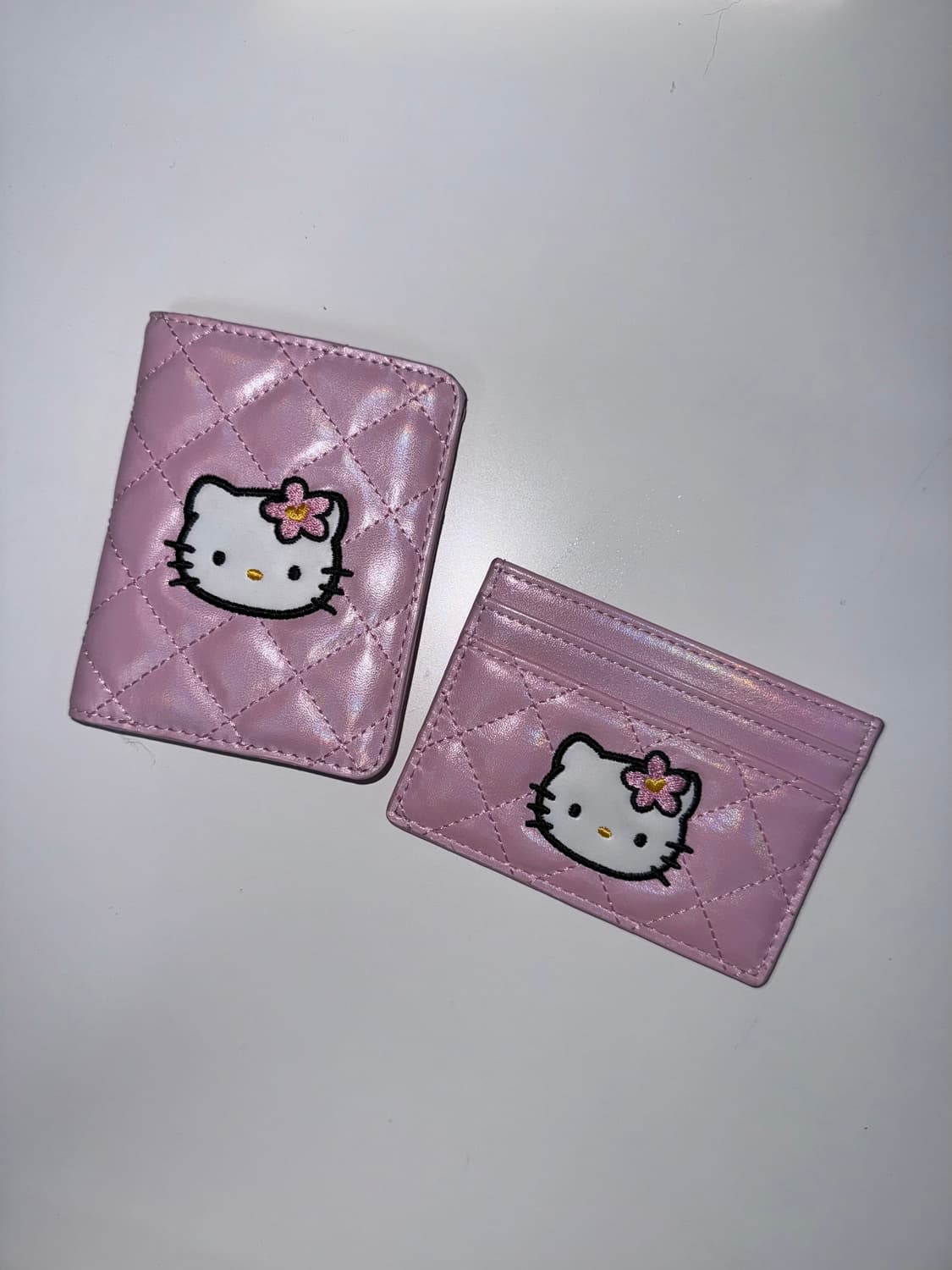 (일괄) 키티 퀼팅 반지갑, 카드지갑 상품이미지2