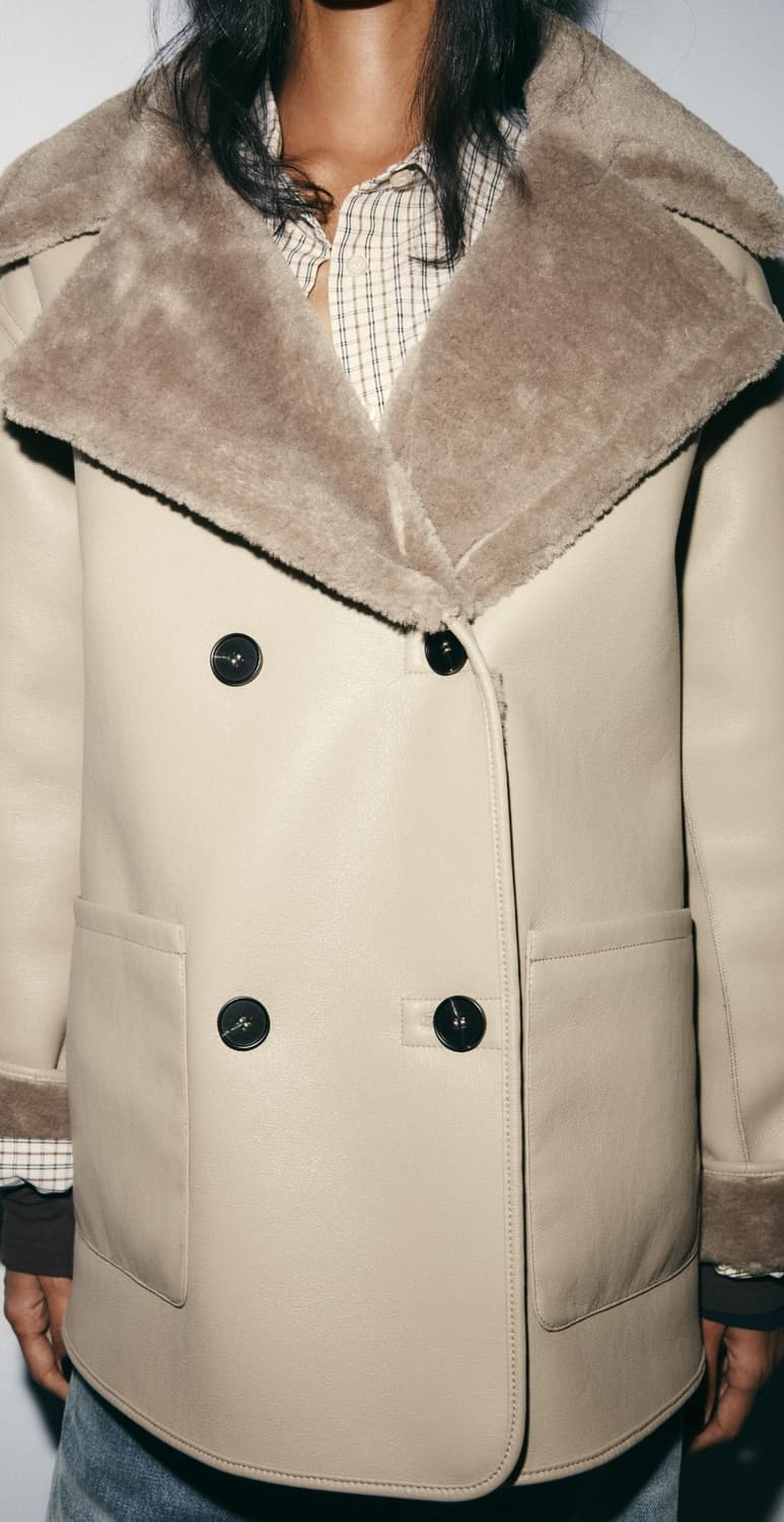 자라 양면 에코퍼 자켓 새상품 (정가169900) 상품이미지5