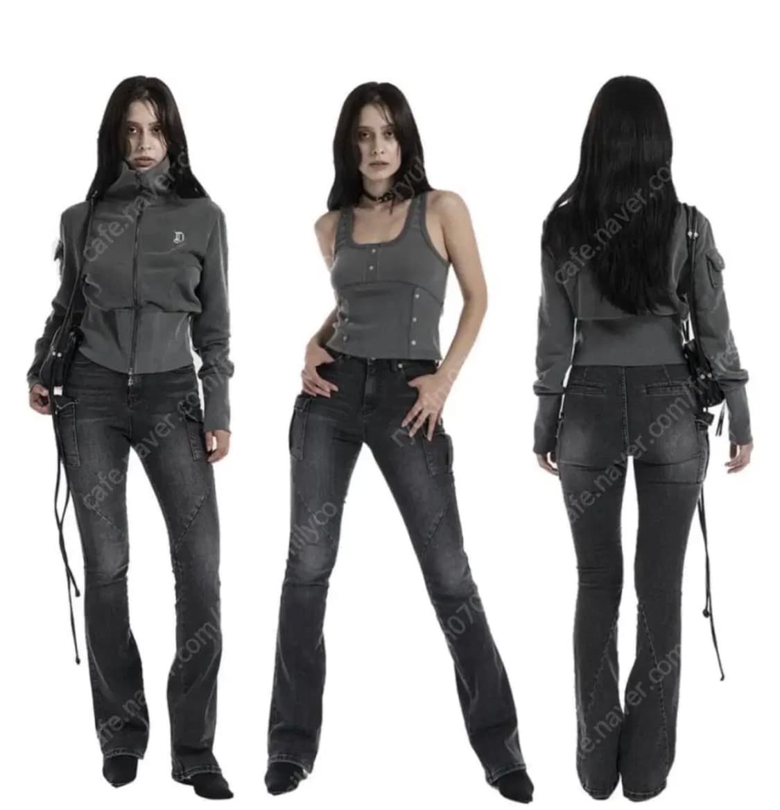 오도어 다크 카고 부츠컷 1사이즈  상품이미지1