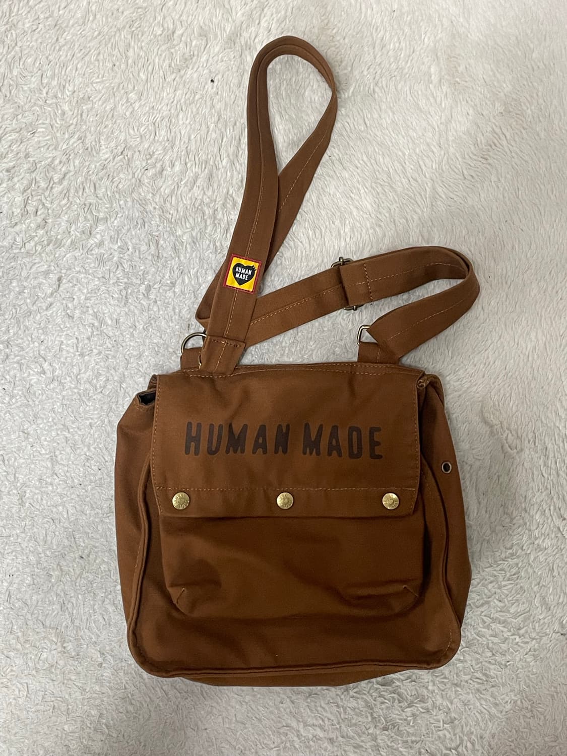 휴먼메이드 게임백 브라운 크로스백 양품 상품이미지1