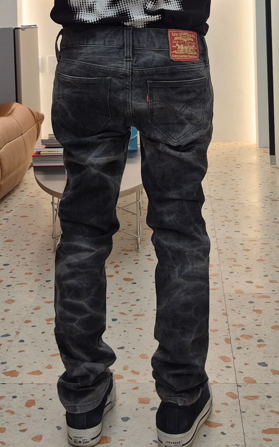 리바이스 511 블랙 데님 팬츠 상품이미지2