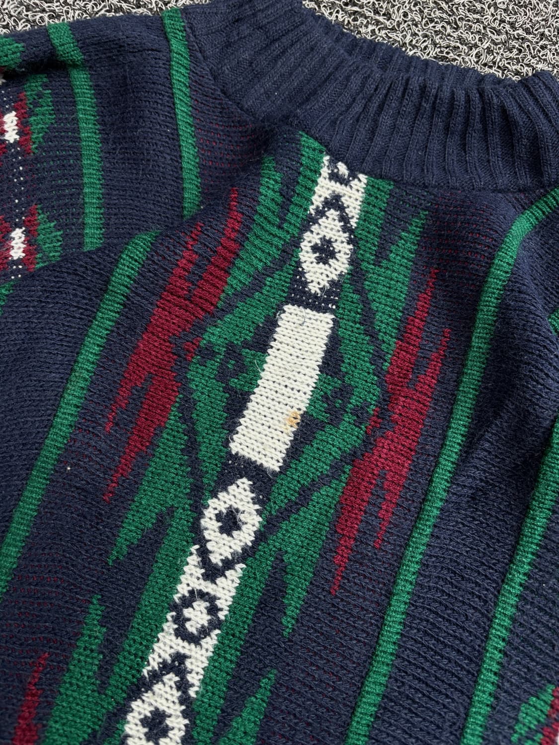 USA 오리지날 빈티지 박시핏 패턴 스웨터 2097 상품이미지3