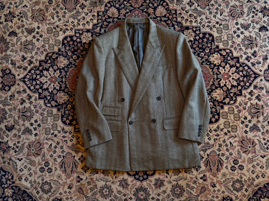 버버리 더블 브레스티드 트위드 자켓 100 상품이미지10